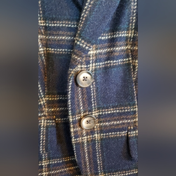 Boden wool navy tweed blazer - petite size 6 - Picture 3 of 7